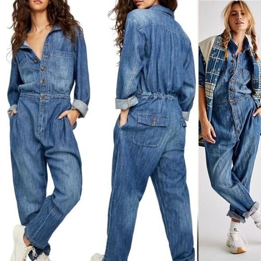 We The Free Madrid Denim Coverall